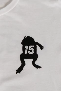 U•BASS® 15th Anniversary White Long Sleeve Shirt -Ukulele Shop TS LS UB15 WHT L 3