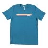 Kala Blue Sunset Stripe T-Shirt -Ukulele Shop TS STRIPE BLU L 1