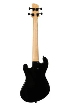 Solid Body 4-String Jet Black Fretless U•BASS® -Ukulele Shop UBASS SB BK FL 23 B