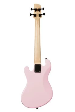 Solid Body 4-String Pale Pink Fretted U•BASS® -Ukulele Shop UBASS SB LP FS 23 B