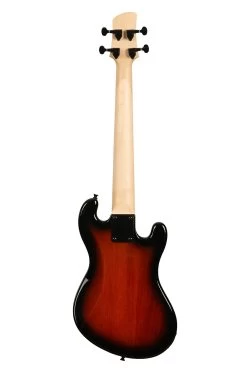 Solid Body 4-String Tobacco Burst Fretted U•BASS® Left Handed -Ukulele Shop UBASS SB TB FS L 24 B