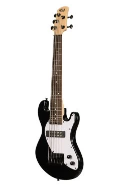 Solid Body 5-String Jet Black Fretted U•BASS® 9 Solid Body 5-String Jet Black Fretted U•BASS® -Ukulele Shop UBASS SB5 BK FS 23 L