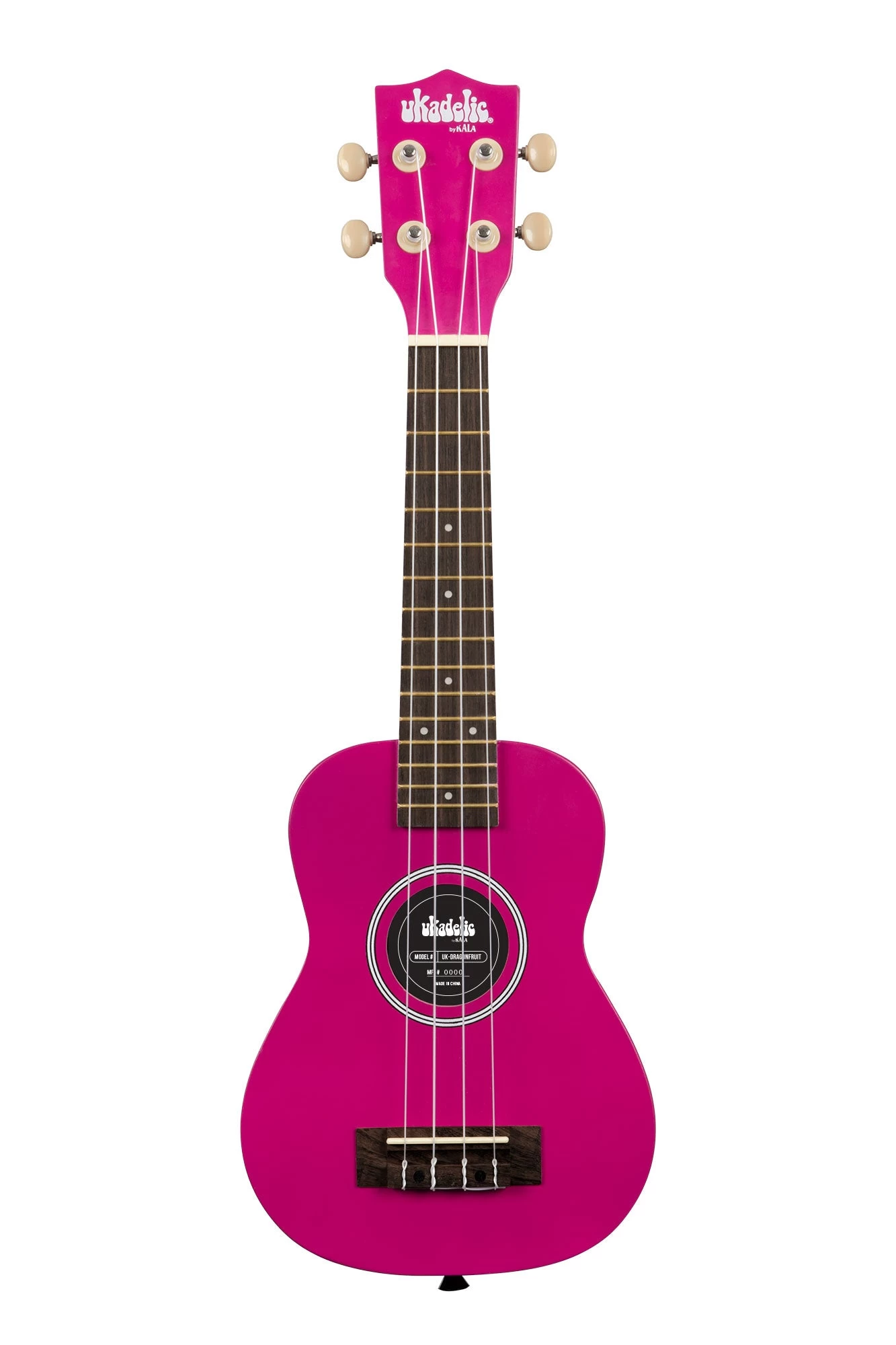 Dragon Fruit Ukadelic Soprano Ukulele 4 Dragon Fruit Ukadelic Soprano Ukulele - Image 2